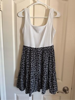 White Tank Floral Dress